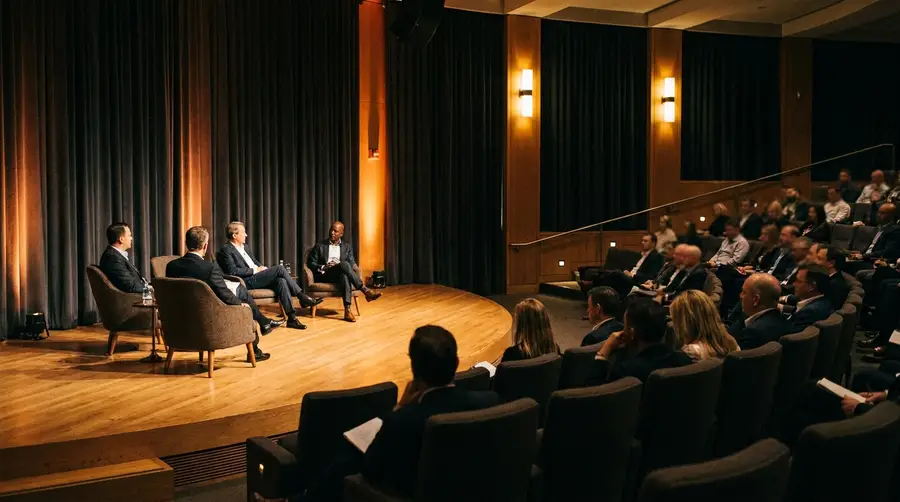 Séminaire de direction, table ronde sur scène